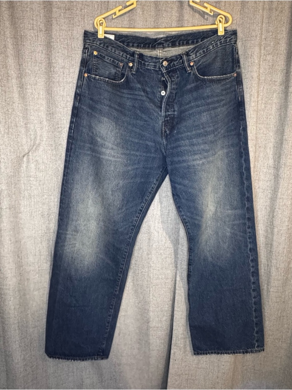 GAP 90s Loose Jeans Mens 36x32 Vintage Denim Fade - Picture 3 of 10
